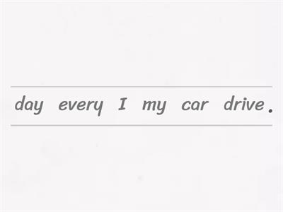 Bridges to ESOL Unit 8 Daily Routines Word Order