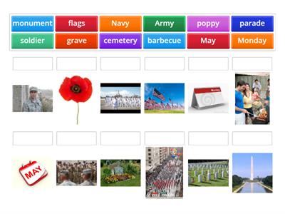 Memorial Day Vocabulary Revised