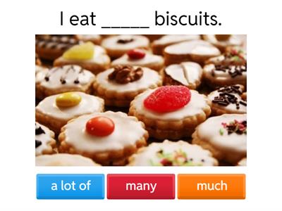 a lot of / many / much