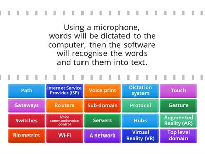 Topic 2 - Digital devices, networks and connections