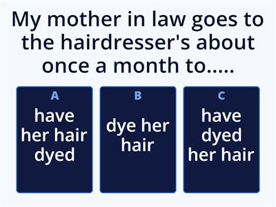 Grammar: Progress check unit 8 (Level Intermediate plus)