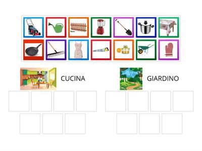 Categorizzazione CUCINA-GIARDINO