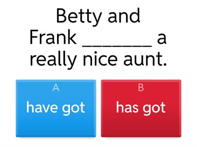 Have got / has got (+)