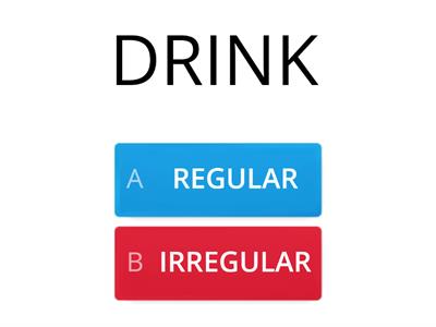 Regular or irregular 