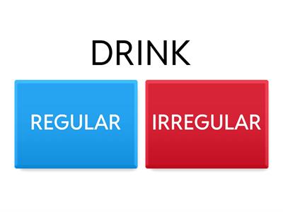 Regular or irregular 