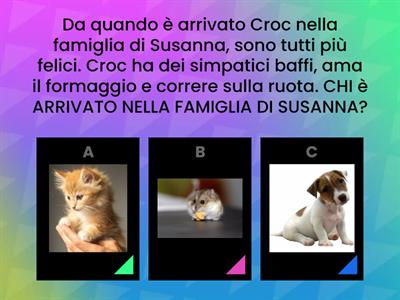 L'avventura di Croc- Comprensione orale di brano