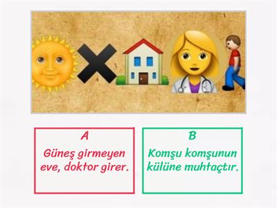 Emojilerle Atasözleri