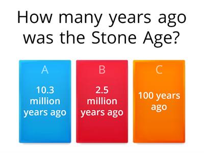 Stone Age Quiz