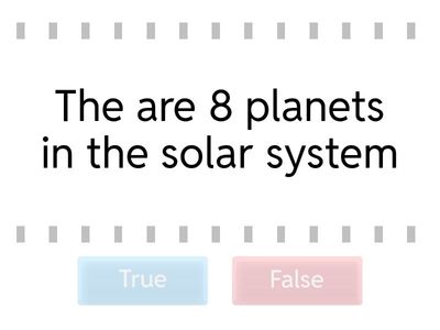 true/false grade 4 planets