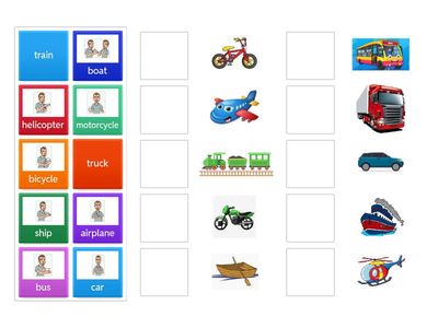 MEIOS DE TRANPORTE - INGLÊS