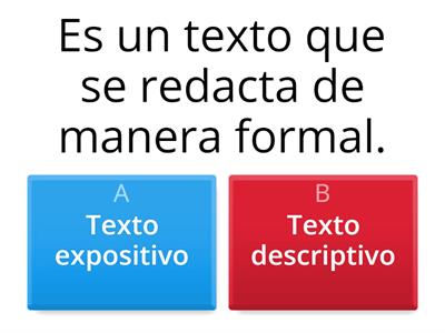 textos expositivos y descriptivos