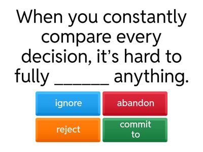 Decision-Making and FOBO 