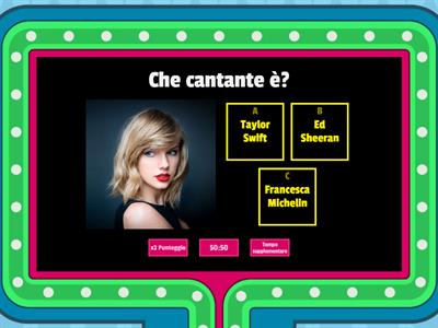 Cantanti e attrici famosi!