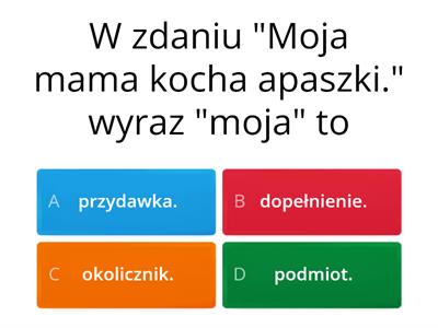 Części zdania