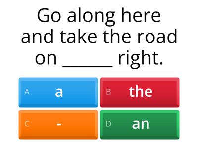 Névelők (Project 3 Unit 4)