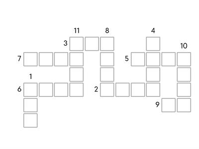 5e Irregular verbs 1-5 crossword