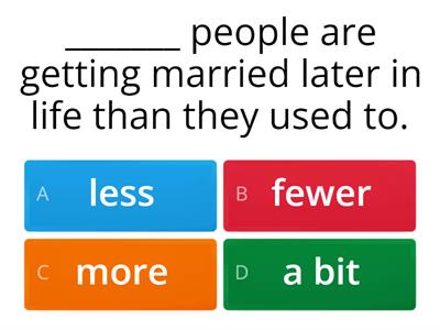 Roadmap B1 4A comparatives 