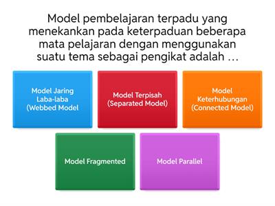 Model-Model Pembelajaran Terpadu