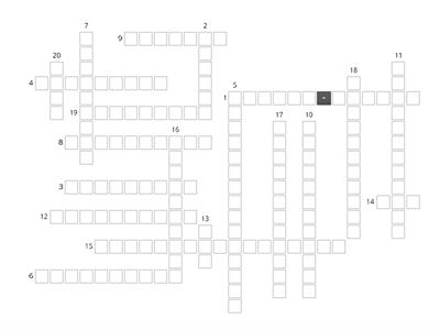 Crossword - Resperatory Terms