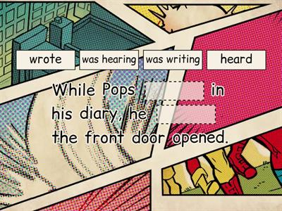 Past Simple and Past Continuous (Go Getter 4)