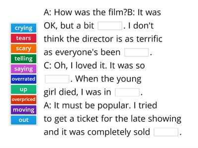 Outcomes Int - Unit 10, WB p.62 / 1