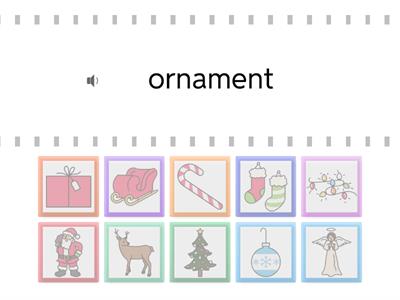 Christmas vocabulary