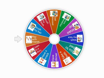 Daily activities roulet