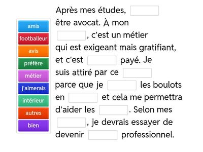 Possible Future Jobs - text-based