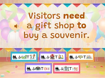 What do visitors need?