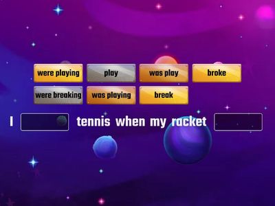 past simple and past continuous game :)