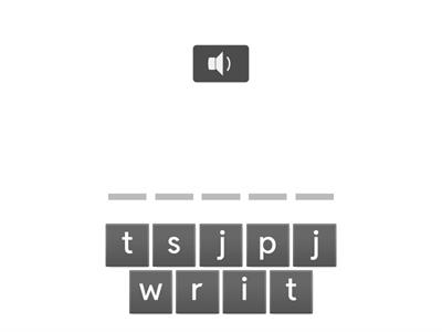 CCVCC i & u voice spelling 