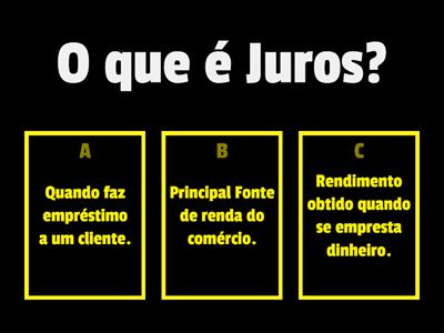 Conceitos de juros/ Juros compostos e Juros Simples