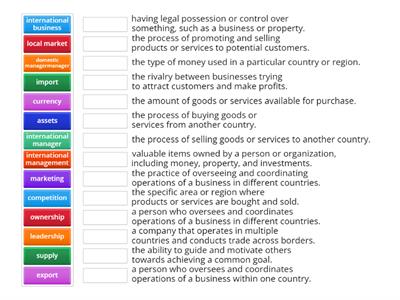 International Management (C1-C2)