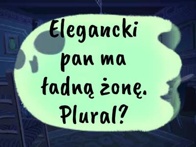 Przymiotnik + rzeczownik - liczba mnoga - męskoosobowy i niemęskoosobowy