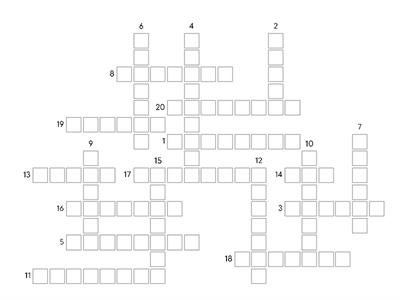 Atomic Structure Crosword Puzzle