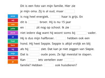 Personal pronouns