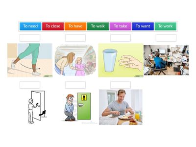 A1. Daily routine: verbs