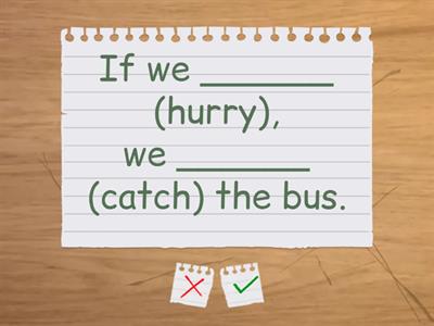 7 c - First conditional