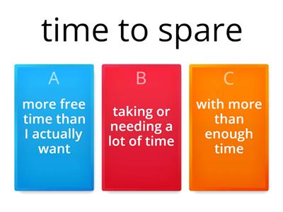 Advanced 5A Vocabulary (expressions with time)