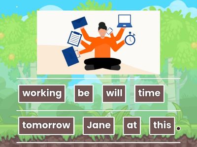 Future Continuous Word order