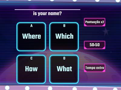 WH QUESTIONS GAME SHOW