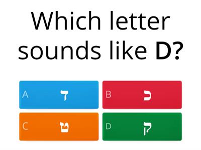 Hebrew Letter Recognition