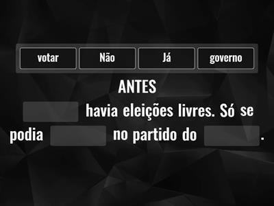 25 DE ABRIL - ANTES E DEPOIS