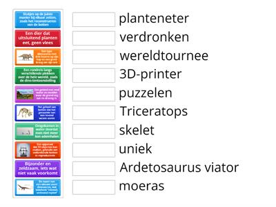 NB tekst A - Dino's - woordenschat #Meester Max