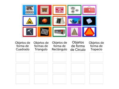 Juego Geométrico Con Objetos Mineros