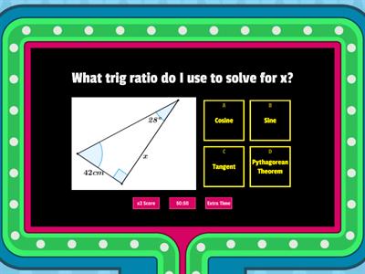 Trig Ratio Review