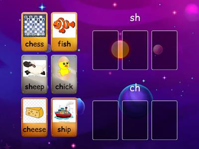 Letter blends: sh, ch/ Spotlight2