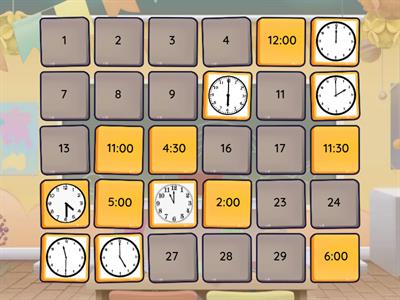 Time to the Hour and Half Hour