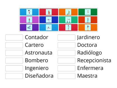 PRACTICA LA R SUAVE CON LAS PROFESIONES