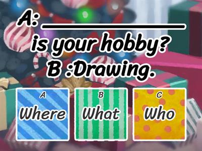 eal of  Question words quiz! 